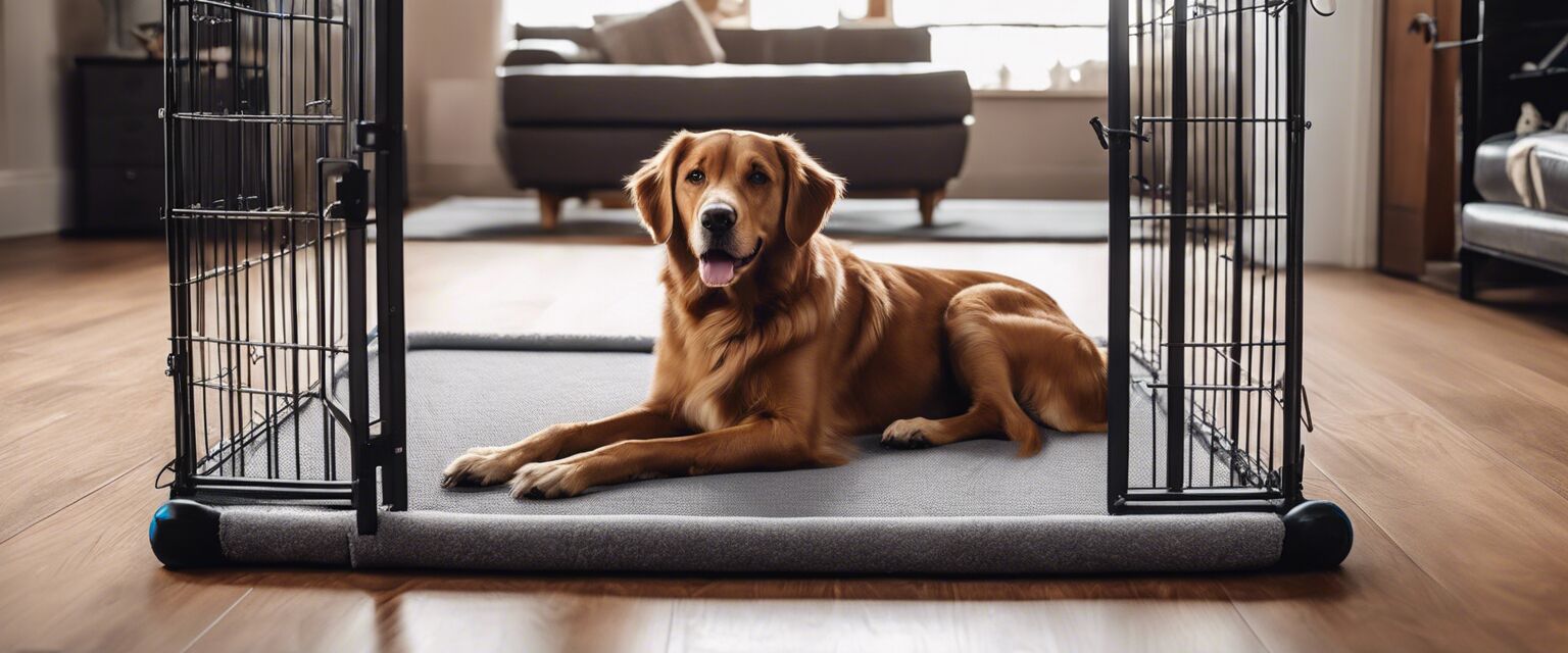 Indoor dog exercise pen