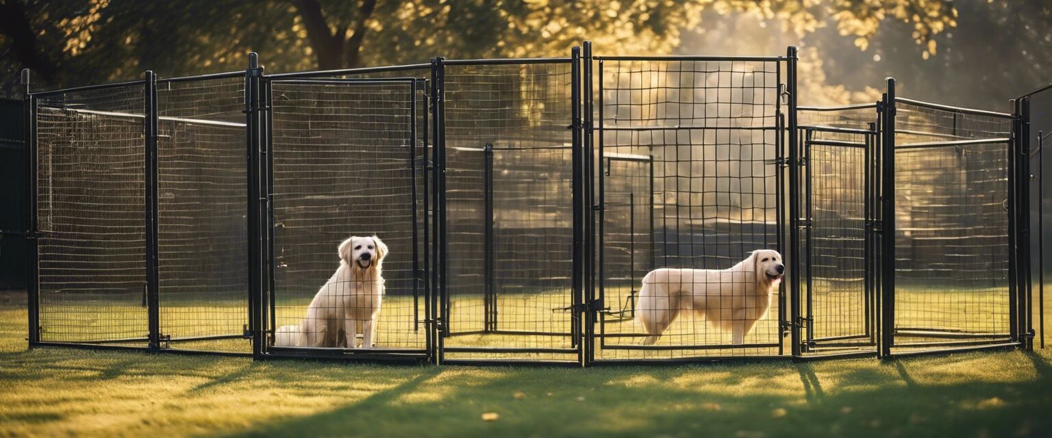 Types of dog exercise pens