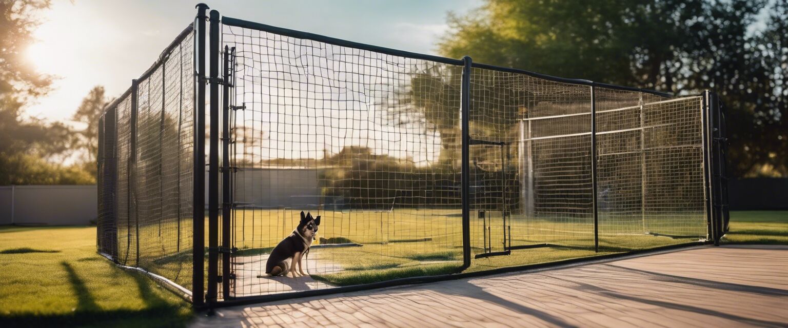 How to Set Up a Dog Exercise Pen